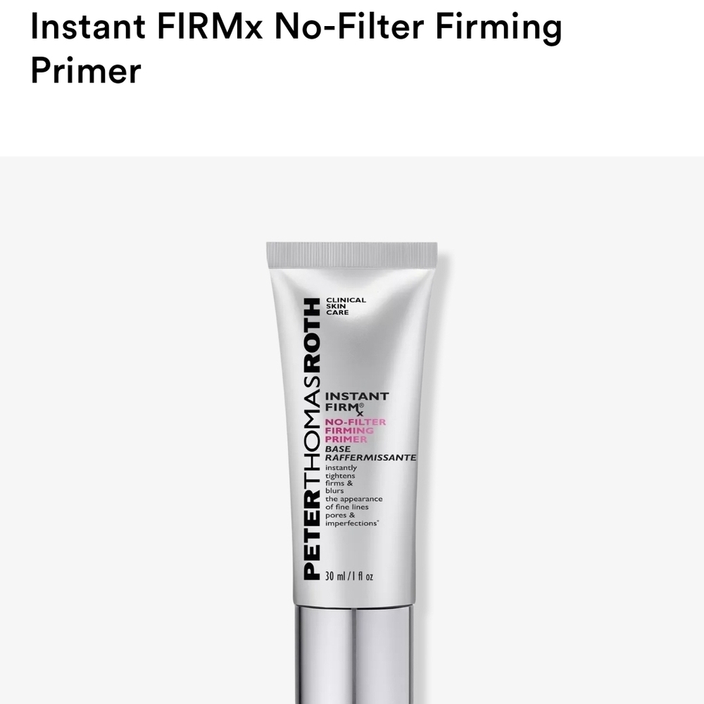 Peter Thomas Roth Instant FIRMx Primer - Silver Tube